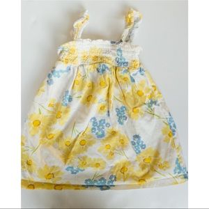 Gap size 2 Yellow and Blue Dress